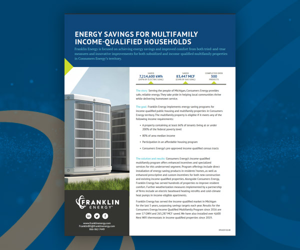 Energy Savings for Multifamily income-qualified households