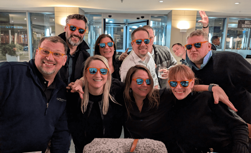 team at aesp with sunglasses