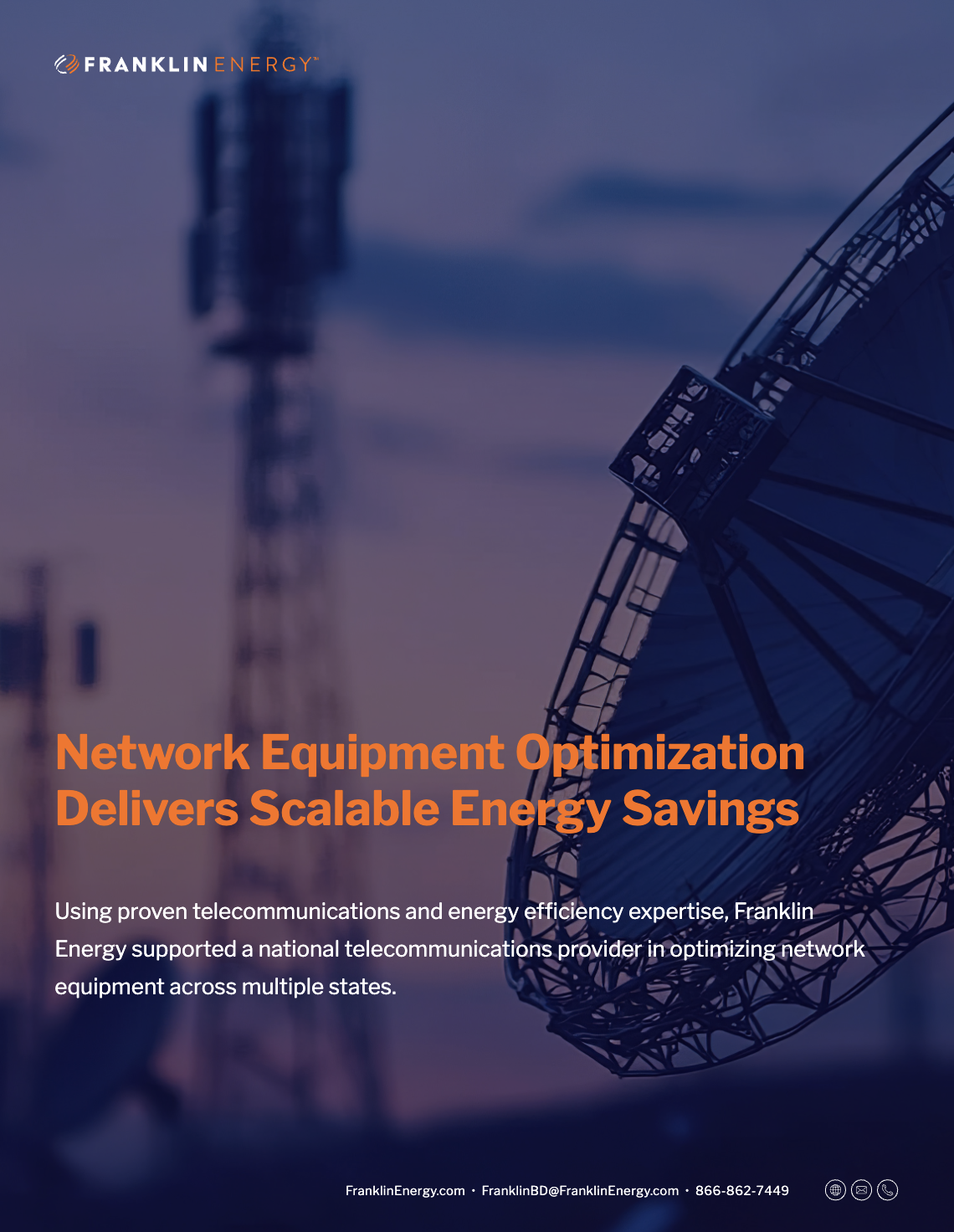 Network Equipment Optimization Delivers Scalable Energy Savings