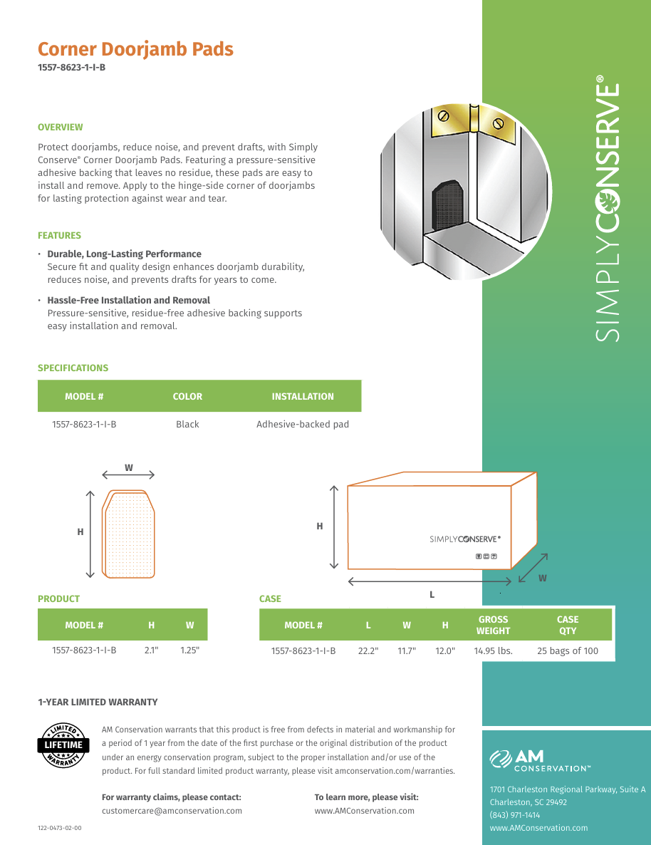 Corner Doorjamb Pads
