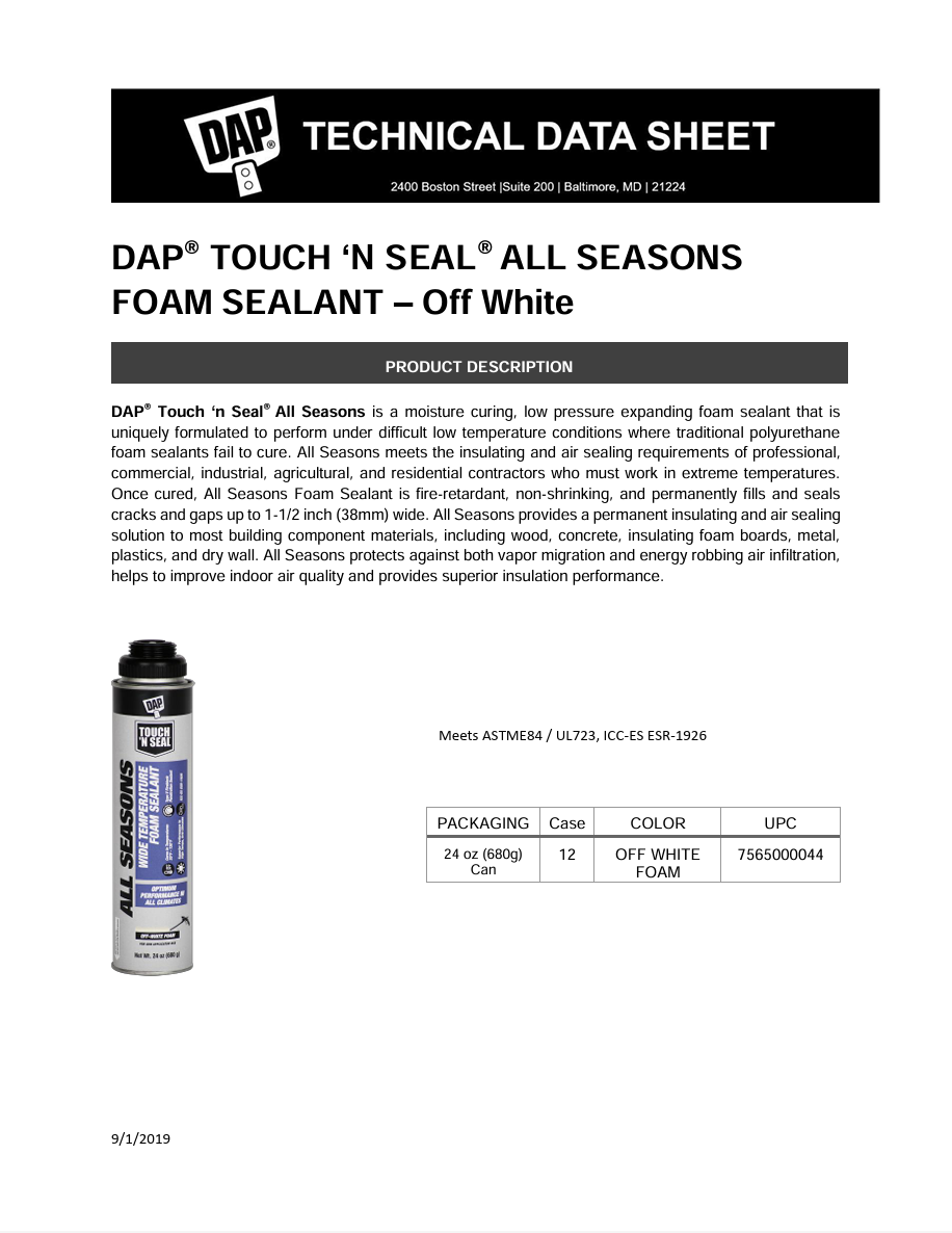 Touch 'n Seal® All Seasons