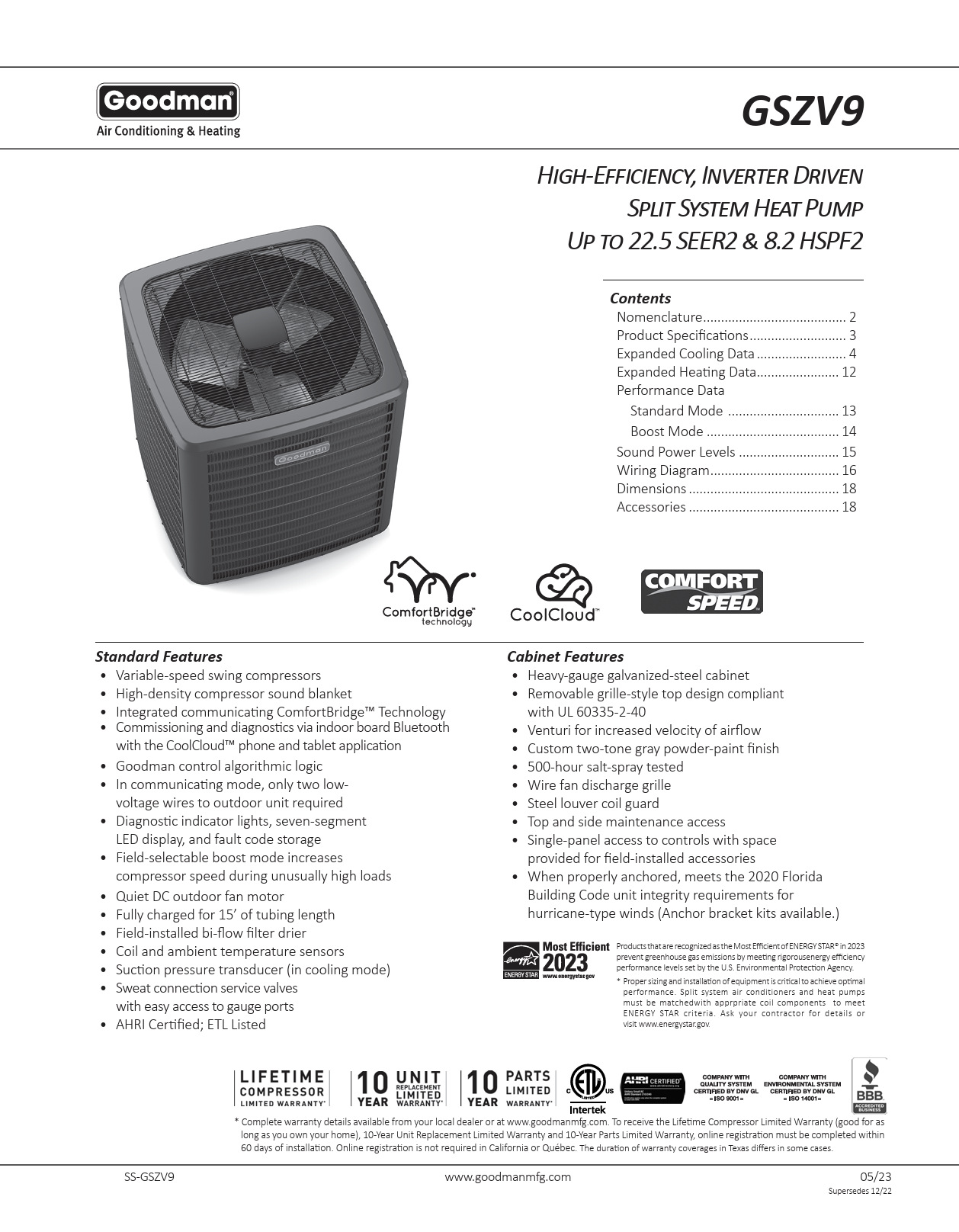 Goodman Split Heat Pump