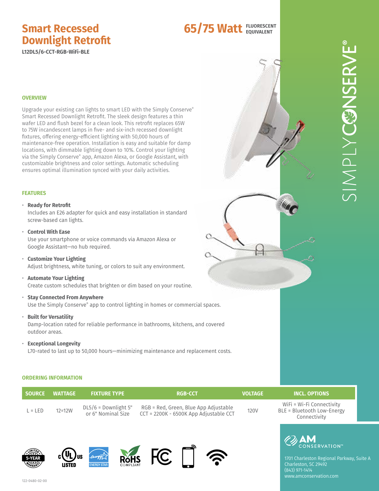 Smart Recessed Downlight Retrofit
