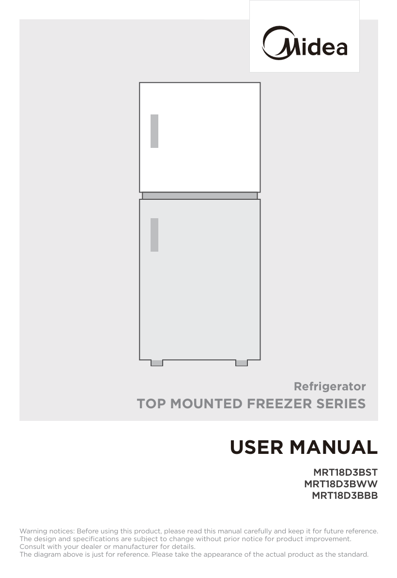 Fingerprint Resistant 18.1-cu ft Top-Freezer Refrigerator Garage-Ready