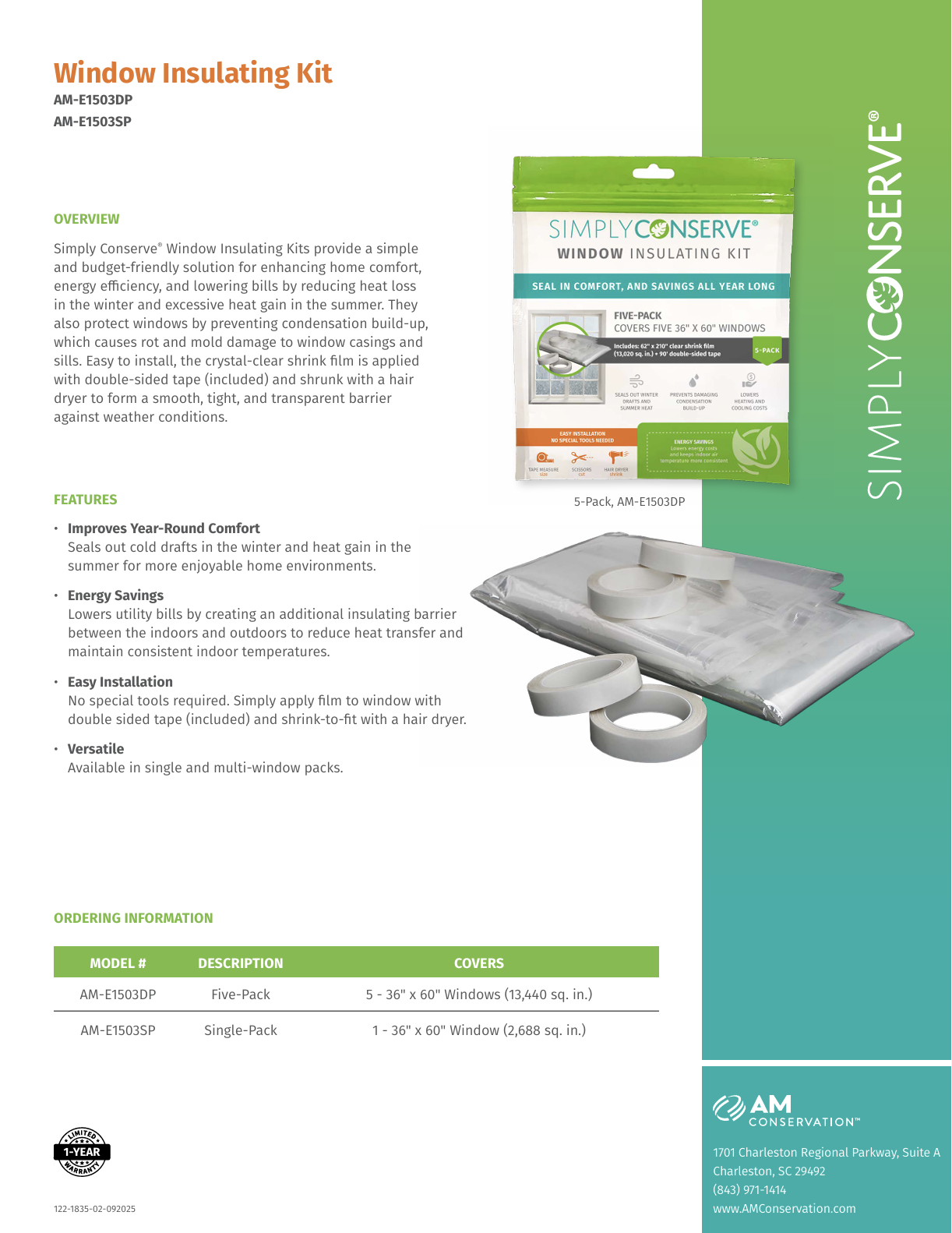 Window Insulating Kit
