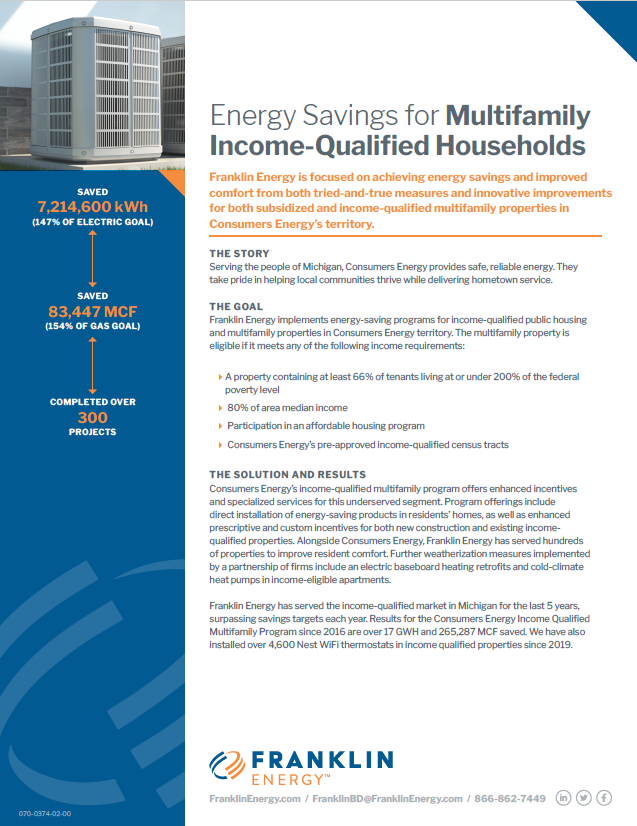 Image for Energy Savings for Multifamily Income-Qualified Homes