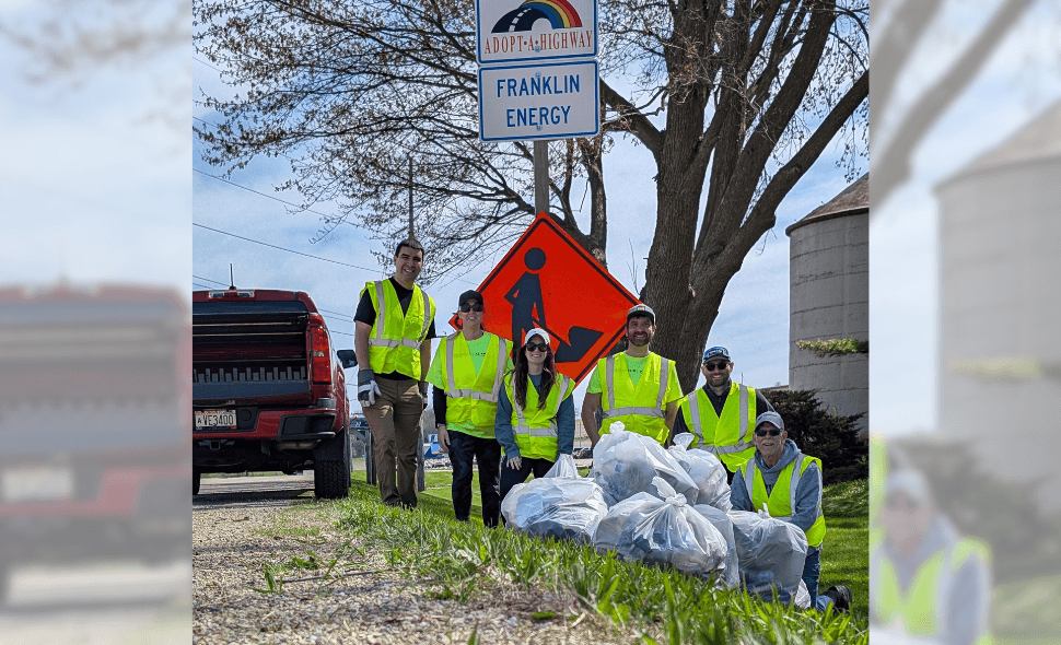 highway clean-up volunteers