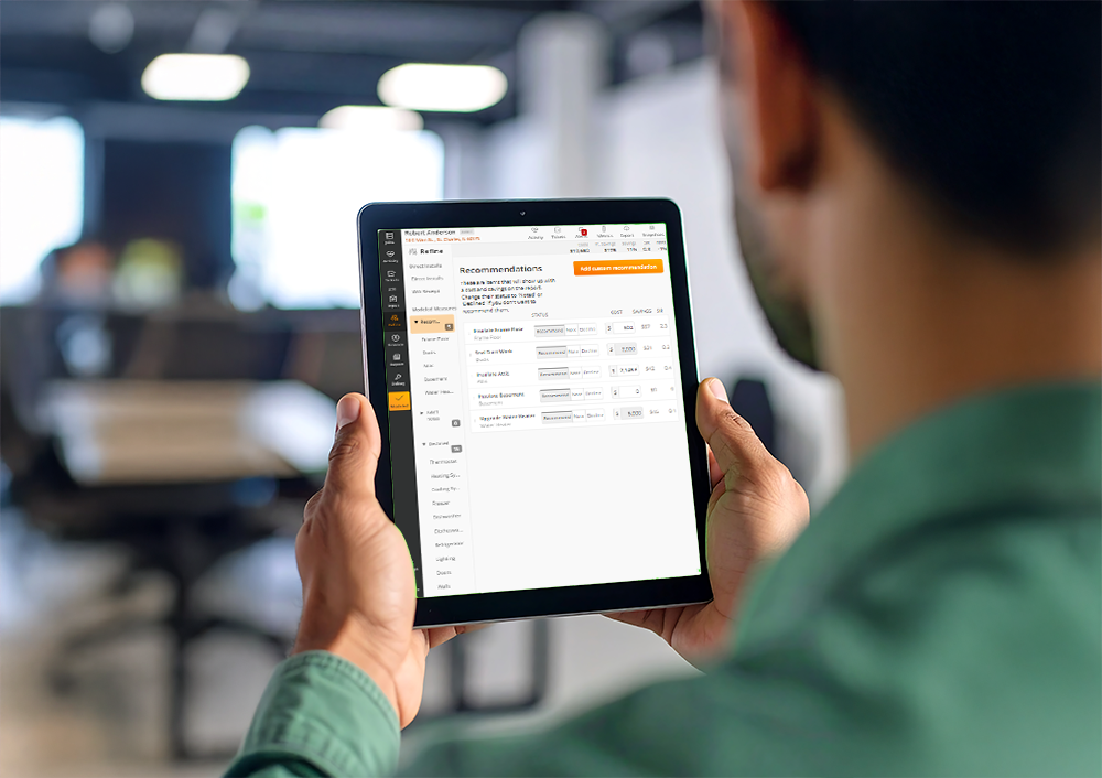 energy modeling on ipad