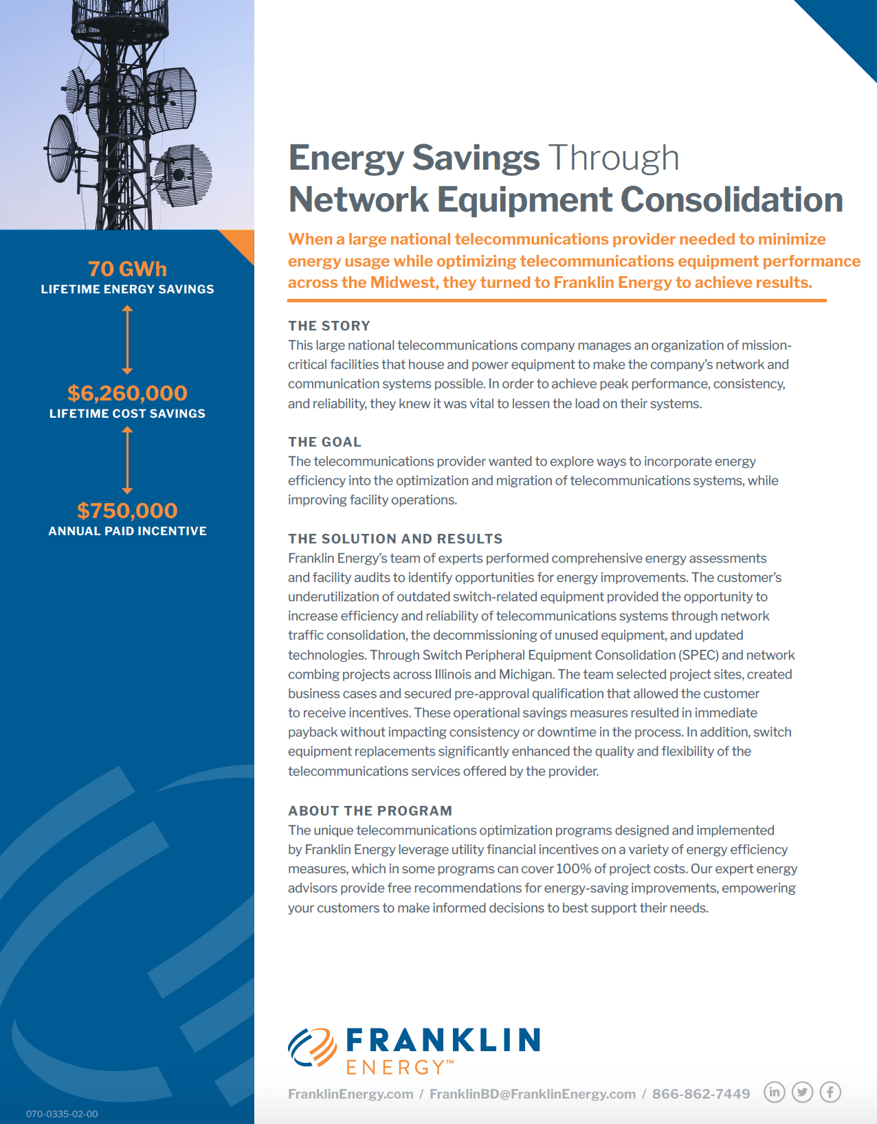 Image for Energy Savings Through Network Equipment Consolidation