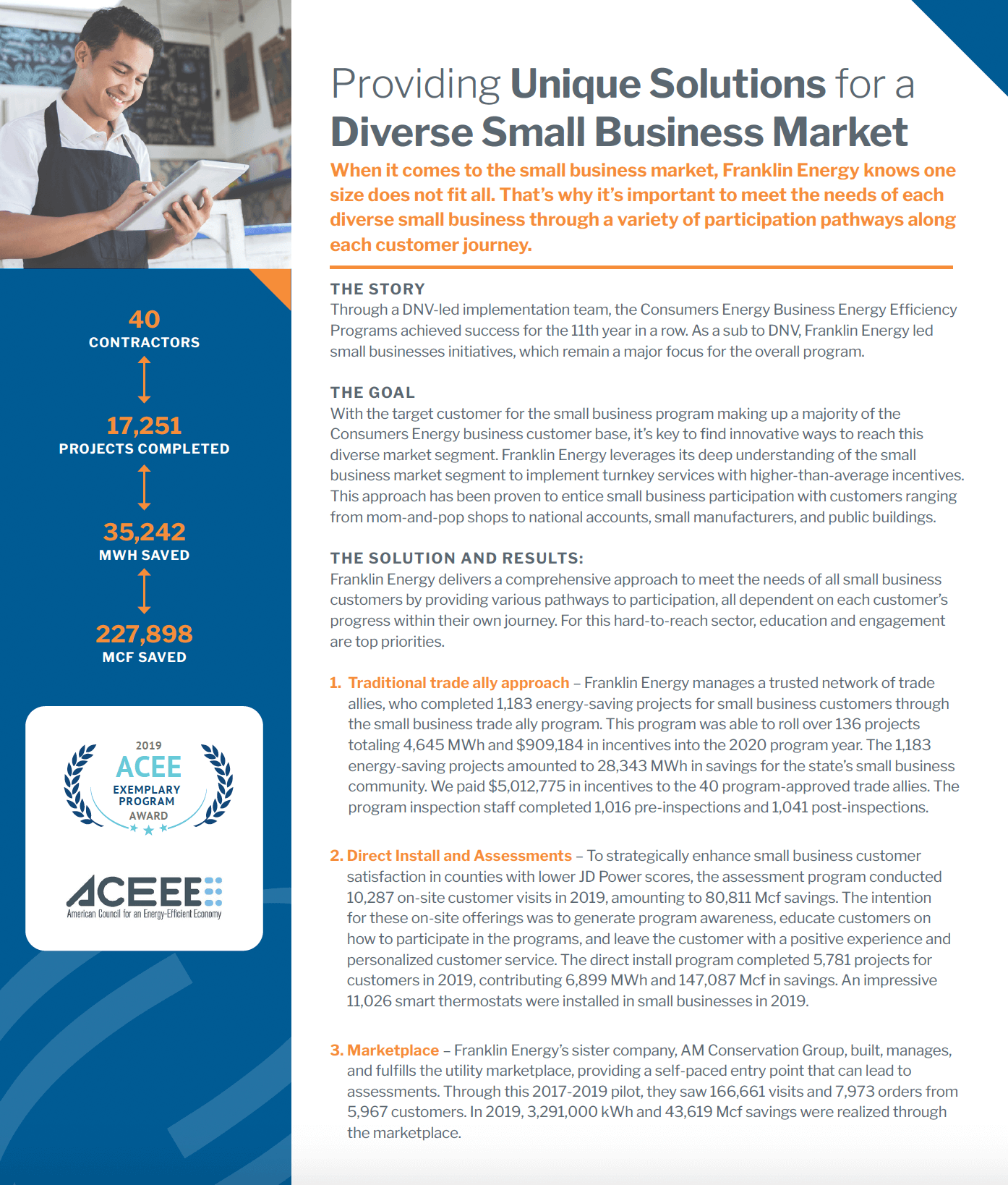 Image for Providing Unique Solutions for a Diverse Small Business Market